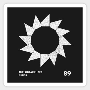 The Sugarcubes / Regina / Minimal Graphic Design Tribute Sticker